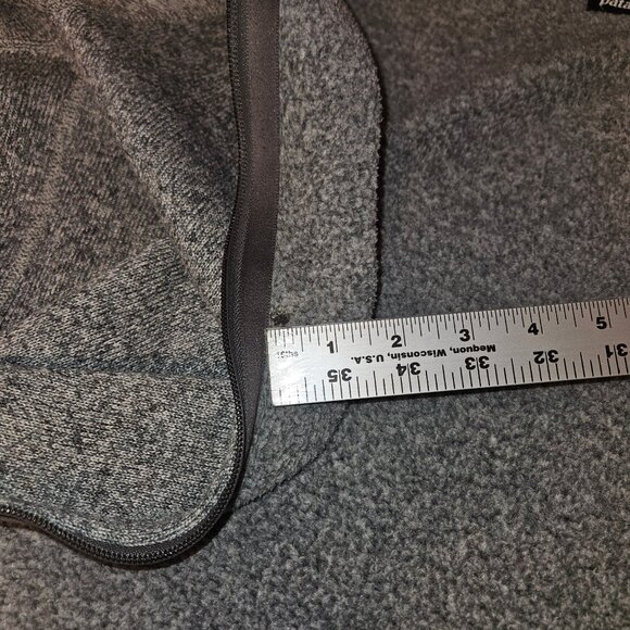 Patagonia Men's full zip fleece sweater xxxl gray 3XL - Picture 15 of 15